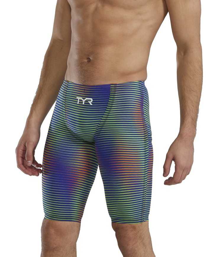 TYR Erkek Yarış Mayosu Avictr Jam LUM Elec Lime