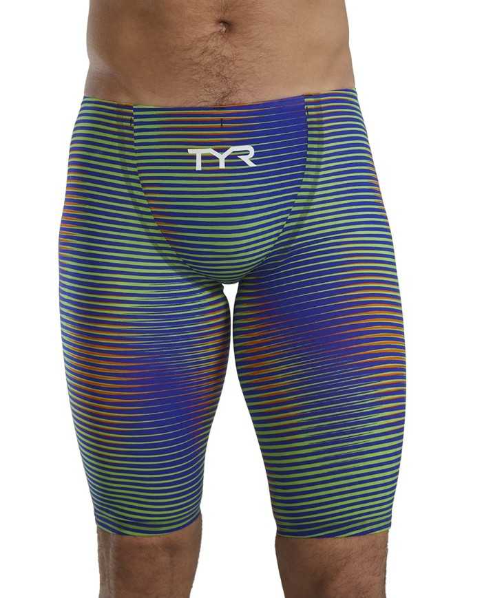 TYR Erkek Yarış Mayosu Avictr Jam LUM Elec Lime