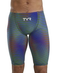 TYR Erkek Yarış Mayosu Avictr Jam LUM Elec Lime