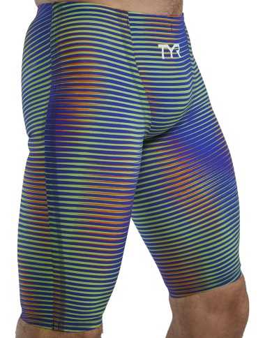 TYR Erkek Yarış Mayosu Avictr Jam LUM Elec Lime