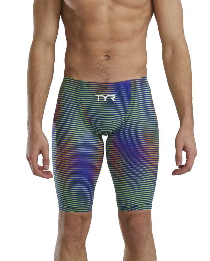 TYR Erkek Yarış Mayosu Avictr Jam LUM Elec Lime