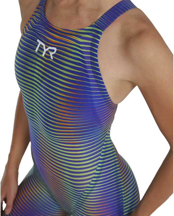 TYR Kadın Yarış Mayosu Avictor OPBK LUM Elec Lime