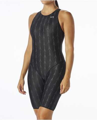 TYR Kadın Yarış Mayosu Fusion2 AERBK SHTJON Black