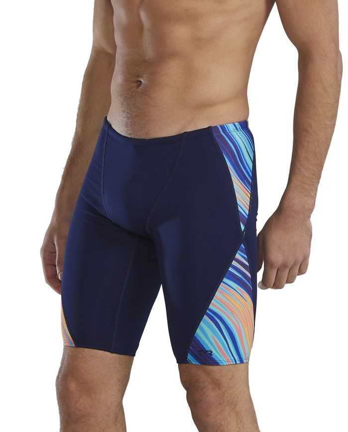 TYR Erkek Antrenman Mayosu Bld Spl Jam Rip Teal/Org