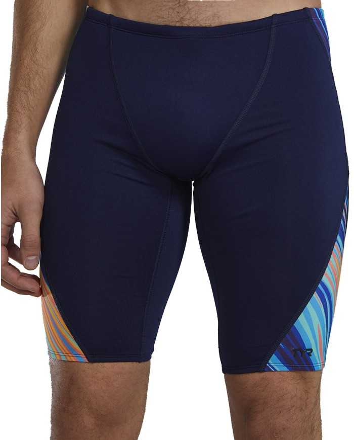 TYR Erkek Antrenman Mayosu Bld Spl Jam Rip Teal/Org