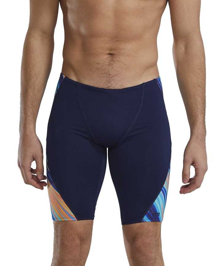 TYR Erkek Antrenman Mayosu Bld Spl Jam Rip Teal/Org