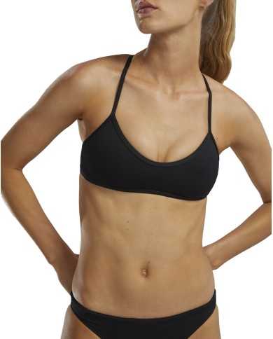 TYR Kadın Bikini Üstü Solid Trinity Top Black