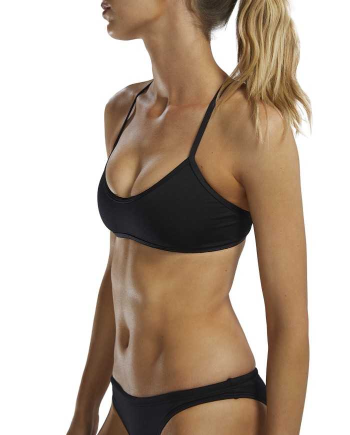 TYR Kadın Bikini Üstü Solid Trinity Top Black