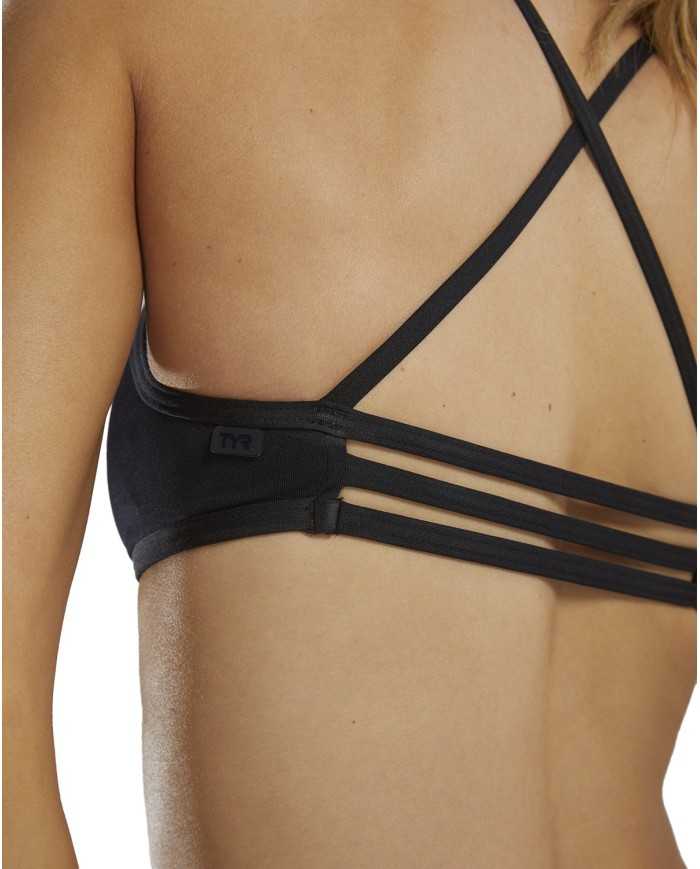 TYR Kadın Bikini Üstü Solid Trinity Top Black