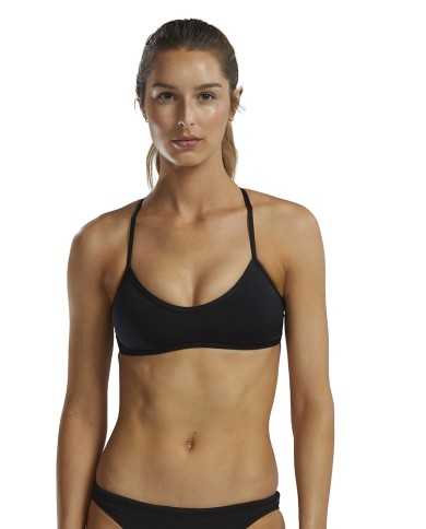 TYR Kadın Bikini Üstü Solid Trinity Top Black