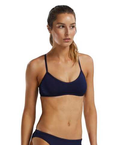 TYR Kadın Bikini Üstü Solid Trinity Top Navy