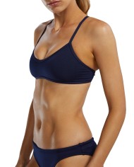 TYR Kadın Bikini Üstü Solid Trinity Top Navy
