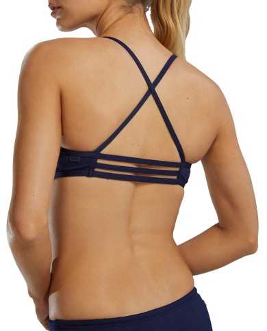 TYR Kadın Bikini Üstü Solid Trinity Top Navy