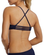 TYR Kadın Bikini Üstü Solid Trinity Top Navy