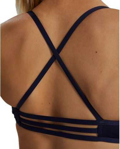 TYR Kadın Bikini Üstü Solid Trinity Top Navy