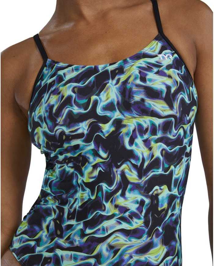 TYR Kadın Antrenman Mayosu Cutoutfit Energia Yeşil