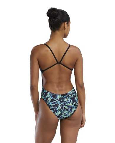 TYR Kadın Antrenman Mayosu Cutoutfit Energia Yeşil