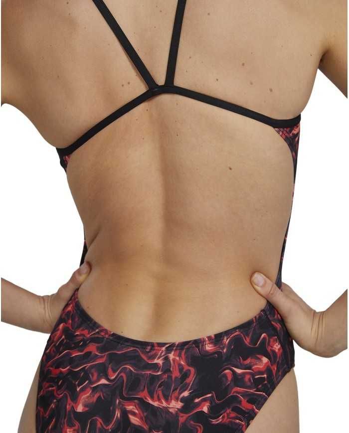 TYR Kadın Antrenman Mayosu Cutoutfit Energia Kırmızı