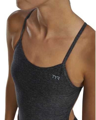 TYR Kadın Antrenman Mayosu Cutoutfit Siyah