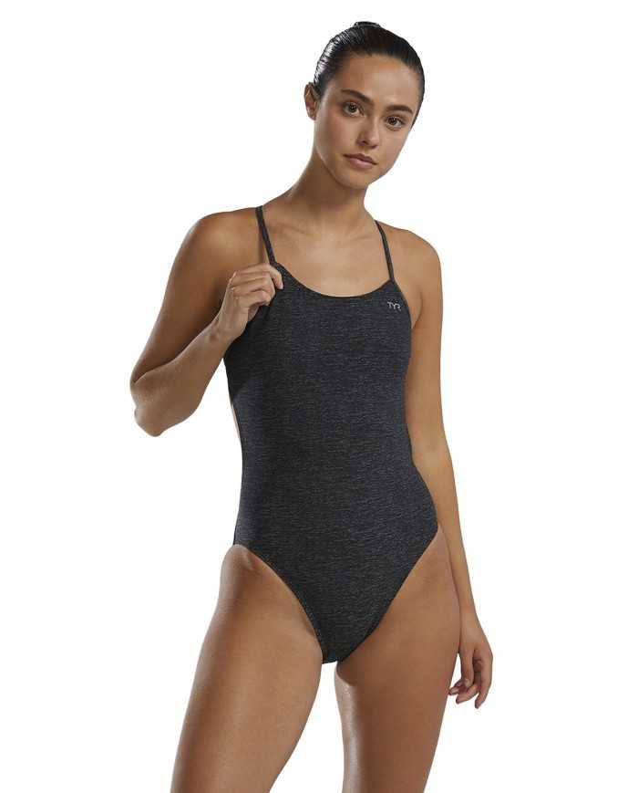 TYR Kadın Antrenman Mayosu Cutoutfit Siyah