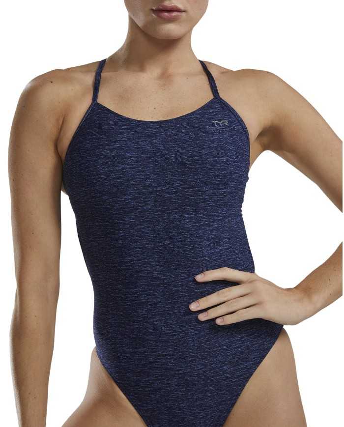 TYR Kadın Antrenman Mayosu Cutoutfit Lacivert