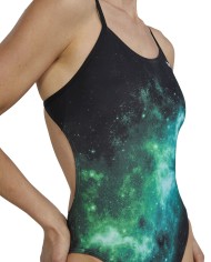 TYR Kadın Antrenman Mayosu Cutoutfit Starbne Yeşil