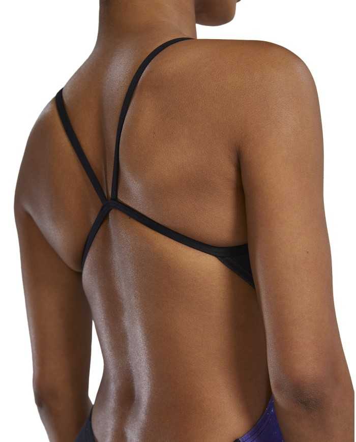 TYR Kadın Antrenman Mayosu Cutoutfit Starbne Mor