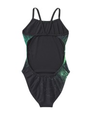 TYR Kız Çocuk Antrenman Mayosu Cutout Starborne Yesil