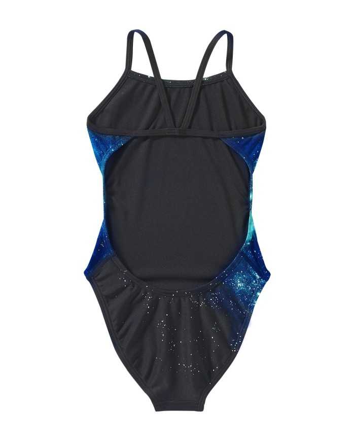 TYR Kız Çocuk Antrenman Mayosu Cutout Starborne Mavi