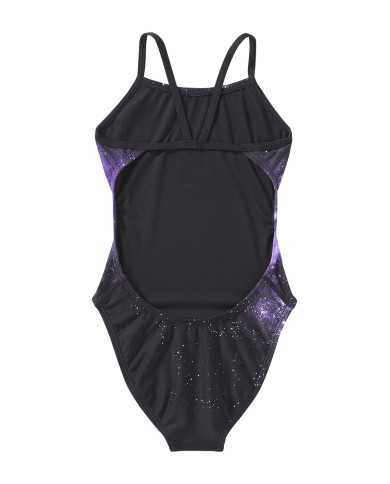 TYR Kız Çocuk Antrenman Mayosu Cutout Starborne Mor