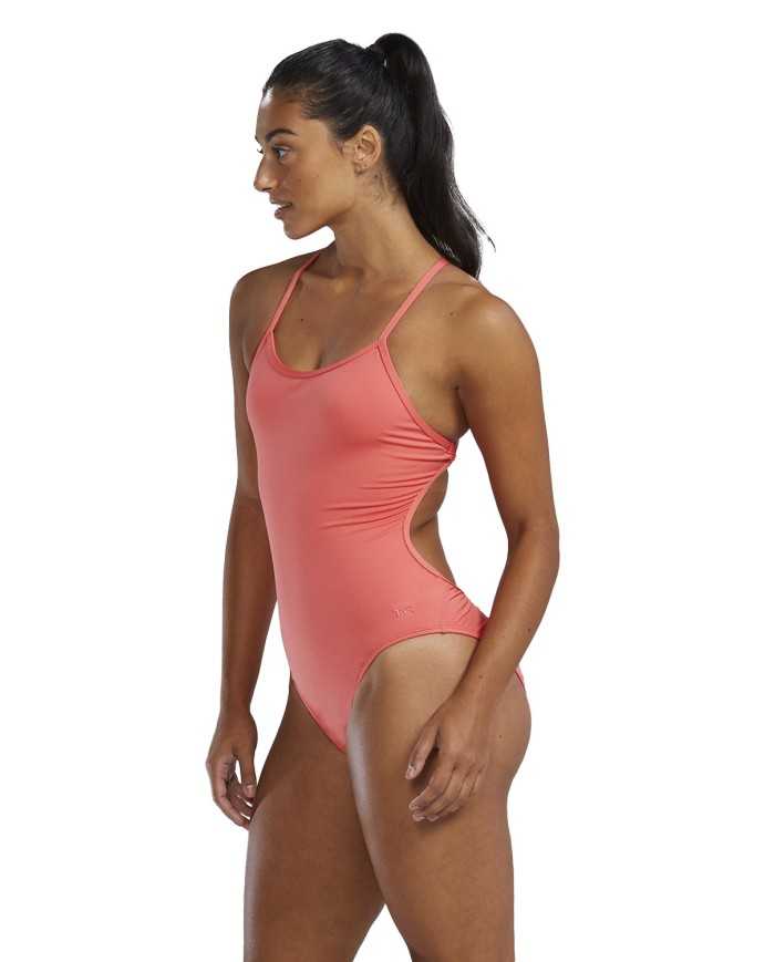 TYR Kadın Antrenman Mayosu Solid Crosscut Tieback