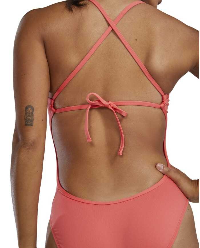 TYR Kadın Antrenman Mayosu Solid Crosscut Tieback