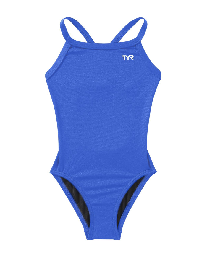 TYR Kız Çocuk Antrenman Mayosu Diamondfit Mavi