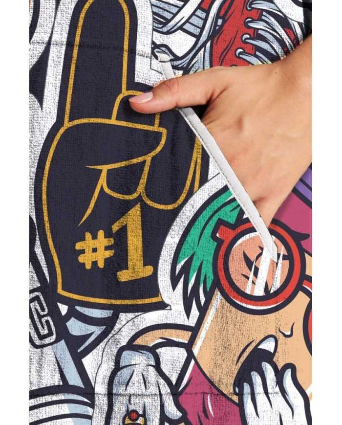 Unisex Havlu Panço - Hızlı Kuruyan Kapüşonlu Bornoz | Sporsuit