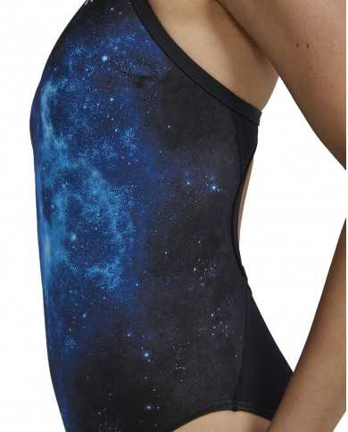 TYR Kadın Antrenman Mayosu Diamondfit Mavi/Siyah