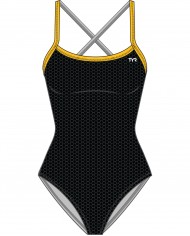 TYR Kadın Antrenman Mayosu Trinityfit Sarı/Siyah