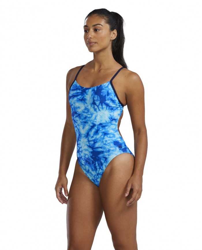 TYR Kadın Antrenman Mayosu Cutoutfit Azultec