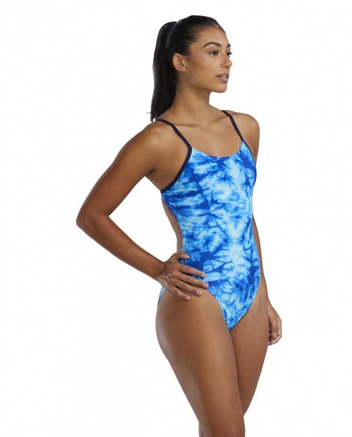 TYR Kadın Antrenman Mayosu Cutoutfit Azultec