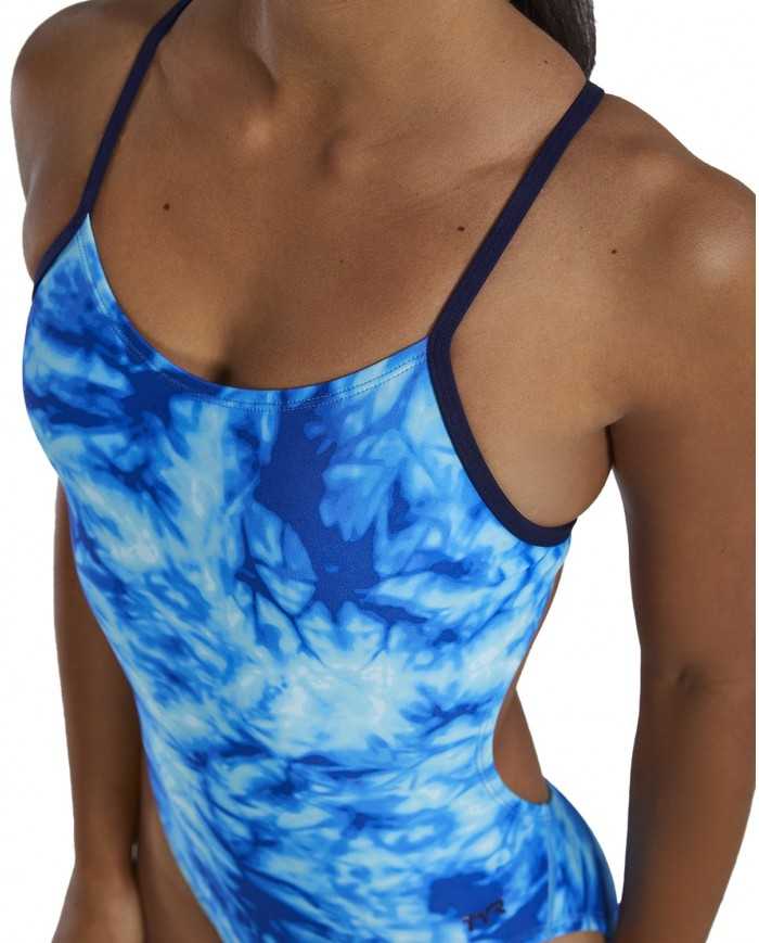 TYR Kadın Antrenman Mayosu Cutoutfit Azultec