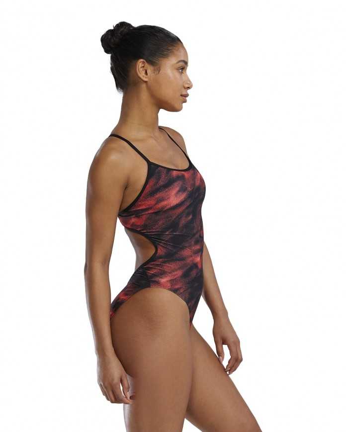 TYR Kadın Antrenman Mayosu Trinityfit Kırmızı/Mor