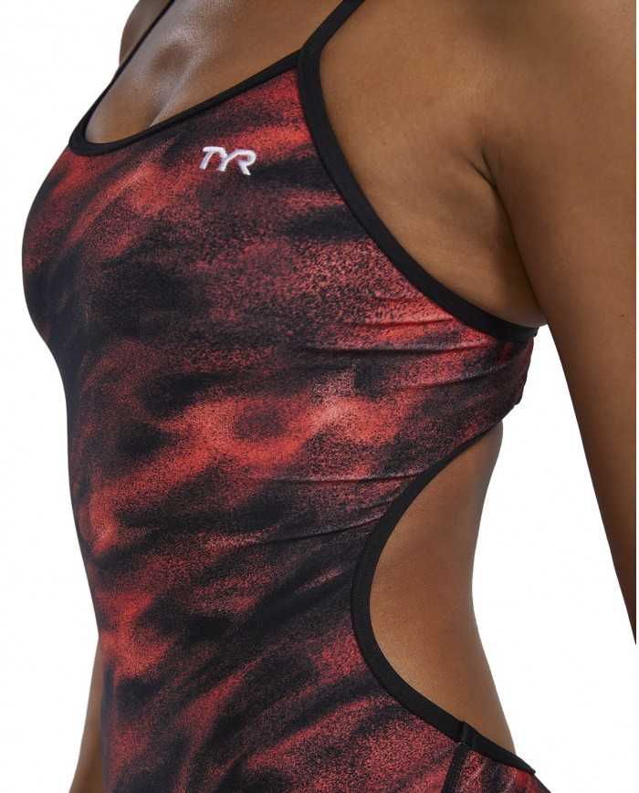 TYR Kadın Antrenman Mayosu Trinityfit Kırmızı/Mor