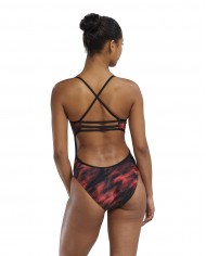 TYR Kadın Antrenman Mayosu Trinityfit Kırmızı/Mor