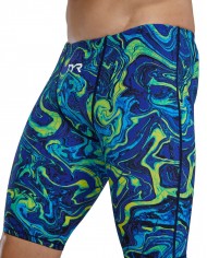 TYR Erkek Yarış Mayosu Thresher Jam Sarı/Mavi