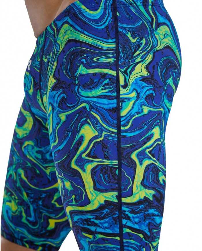 TYR Erkek Yarış Mayosu Thresher Jam Sarı/Mavi