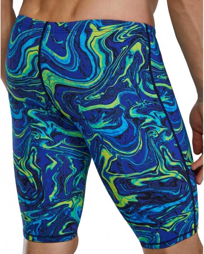 TYR Erkek Yarış Mayosu Thresher Jam Sarı/Mavi