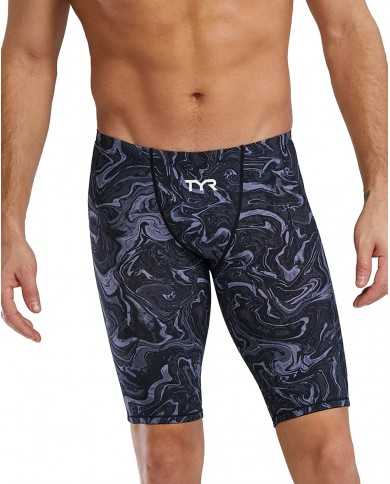 TYR Erkek Yarış Mayosu Thresher Jam Gri