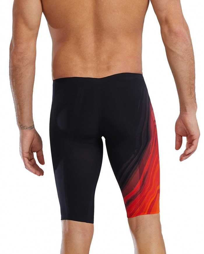 TYR Erkek Yarış Mayosu Venzo Kırmızı/Siyah