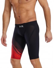 TYR Erkek Yarış Mayosu Venzo Kırmızı/Siyah