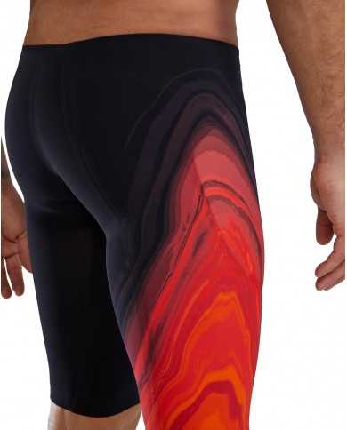 TYR Erkek Yarış Mayosu Venzo Kırmızı/Siyah