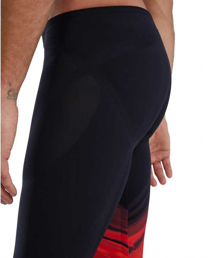 TYR Erkek Yarış Mayosu Venzo Kırmızı/Siyah